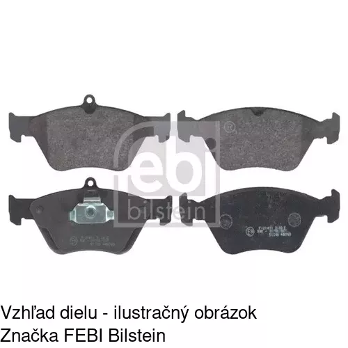 Brzdové dosky POLCAR S70-0443