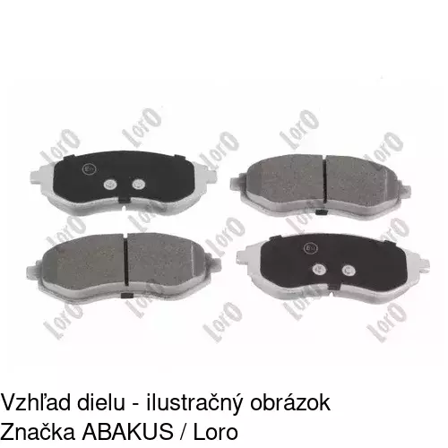 Brzdové dosky POLCAR S70-0473 - obr. 5