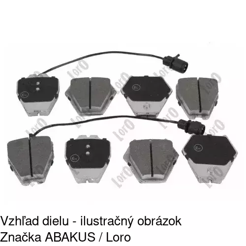 Brzdové dosky POLCAR S70-0482 - obr. 5