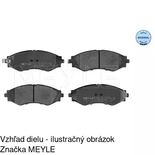 Brzdové dosky POLCAR S70-0495 - obr. 3