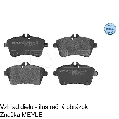 Brzdové dosky POLCAR S70-0496 - obr. 2