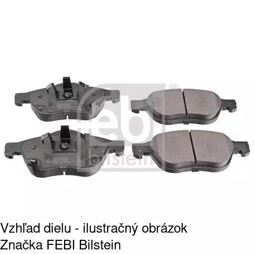 Brzdové dosky POLCAR S70-0508