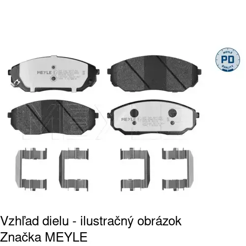 Brzdové dosky POLCAR S70-0518 - obr. 4