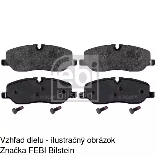 Brzdové dosky POLCAR S70-0584 - obr. 1