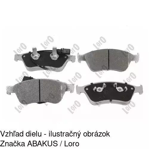 Brzdové dosky POLCAR S70-0591 - obr. 4