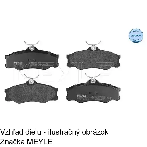 Brzdové dosky POLCAR S70-0594 - obr. 2