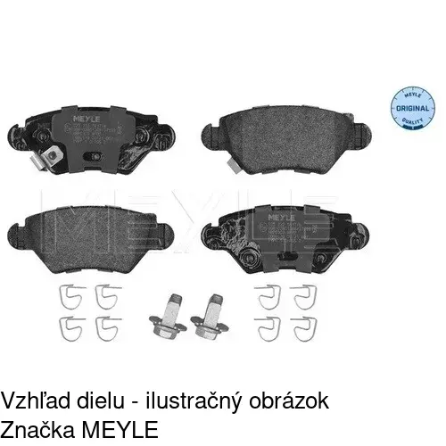 Brzdové dosky POLCAR S70-1054 - obr. 4