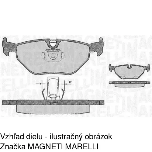 Brzdové dosky POLCAR S70-1083 - obr. 3