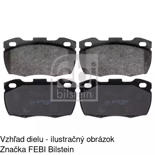 Brzdové dosky POLCAR S70-1239 - obr. 4