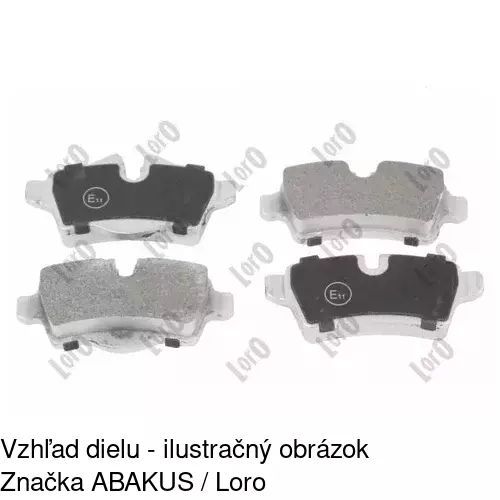 Brzdové dosky POLCAR S70-1485 - obr. 4