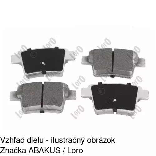 Brzdové dosky POLCAR S70-1487 - obr. 4