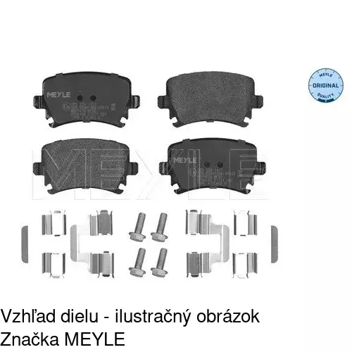 Brzdové dosky POLCAR S70-1574 - obr. 5