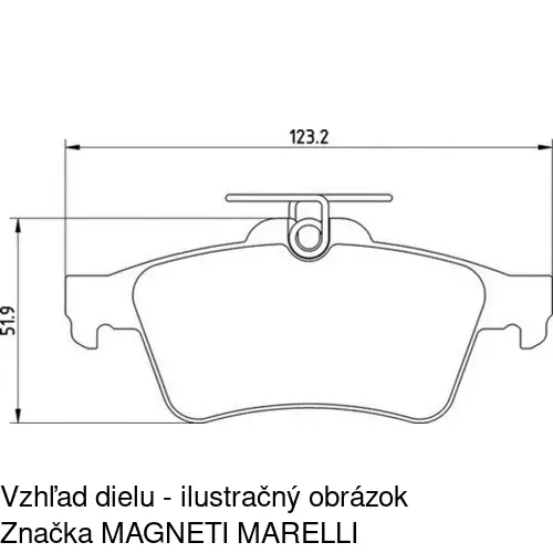 Brzdové dosky POLCAR S70-2025 - obr. 5