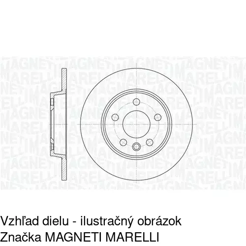 Brzdový kotúč POLCAR S71-1085 - obr. 2