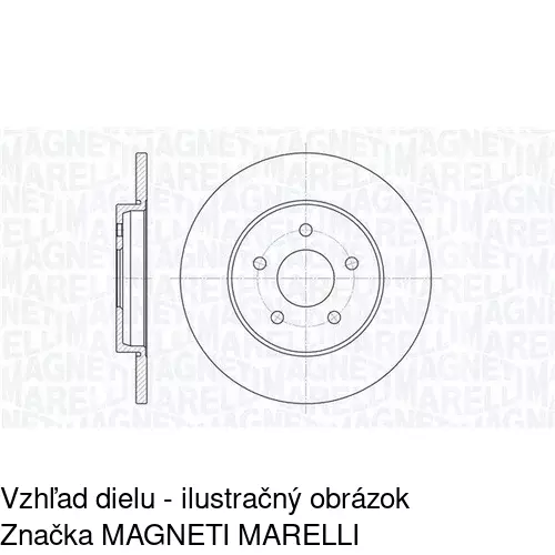 Brzdový kotúč POLCAR S71-1098 - obr. 2