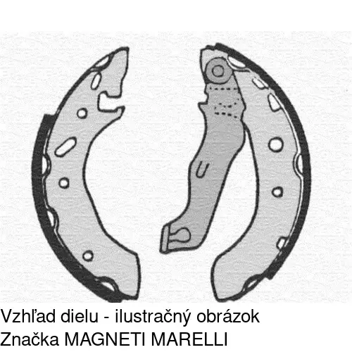 Brzdové čeľuste POLCAR S72-1018 - obr. 5