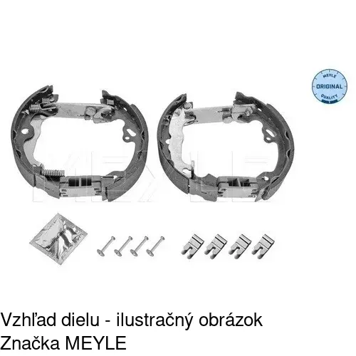 Brzdové čeľuste POLCAR S72-1021 - obr. 2