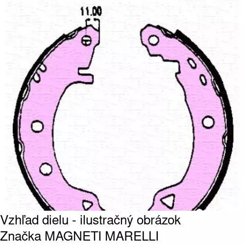 Brzdové čeľuste POLCAR S72-1040 - obr. 4