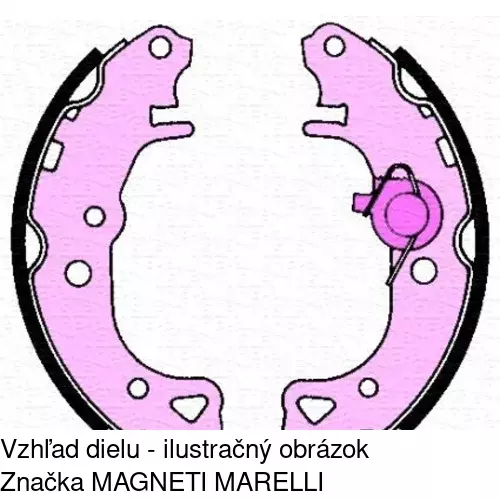 Brzdové čeľuste POLCAR S72-1061 - obr. 4