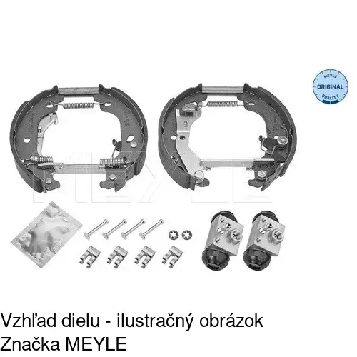 Brzdové čeľuste POLCAR S72-1093 - obr. 3