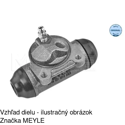 Brzdový valček POLCAR S74-0038 - obr. 1