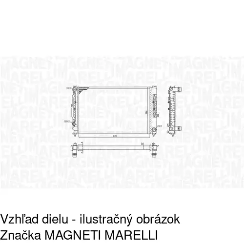 Chladiče vody POLCAR 132408-5 - obr. 2