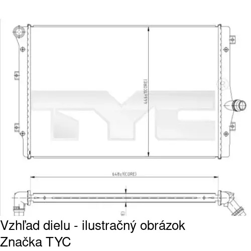 Chladiče vody POLCAR 133108-4