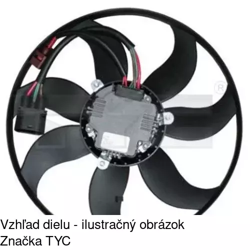 Ventilátor bez krytu / podpery POLCAR 133123U6-1 - obr. 4