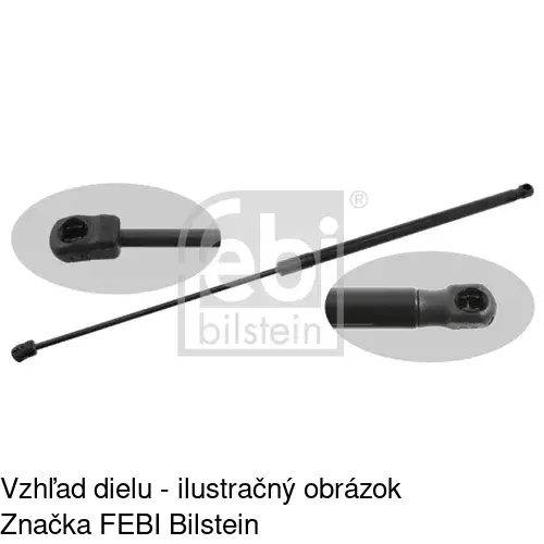 Plynová pružina POLCAR 1334AS - obr. 1