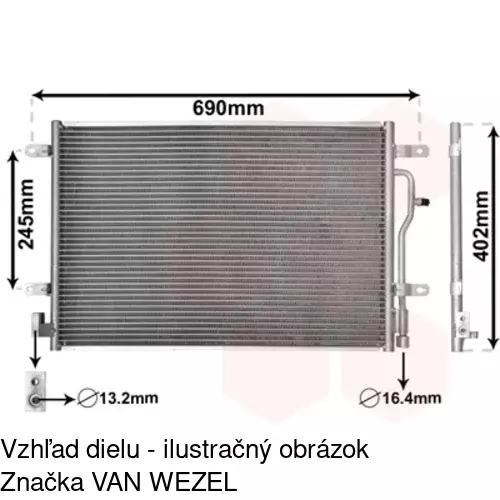 Chladiče klimatizácie POLCAR 1334K8C1S - obr. 5