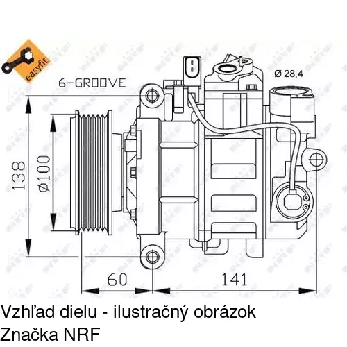 Kompresor AC POLCAR 1335KS-1S - obr. 3