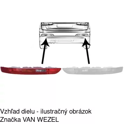 Zadné svetlo POLCAR 13X1871U - obr. 2
