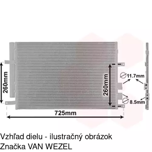 Chladiče klimatizácie POLCAR 1411K8C1S - obr. 3