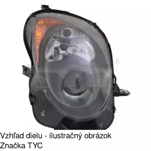 Hlavný reflektor POLCAR 1425092E - obr. 3