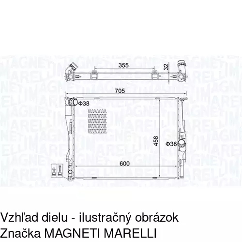 Chladiče vody POLCAR 200108-4 - obr. 1