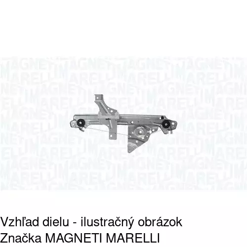 Mechanizmus sťahovania okna elektrický bez motora POLCAR 2008PSG1 - obr. 5