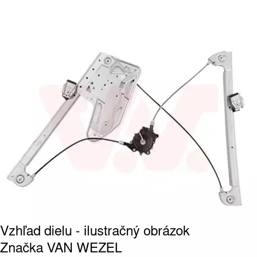 Elektrický mechanizmus okna dverí POLCAR 2022PSE2 - obr. 3