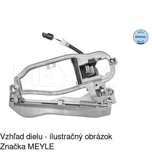 Vnútorný mechanizmus vonkajšej kľučky 2050Z-42 /POLCAR/ - obr. 1