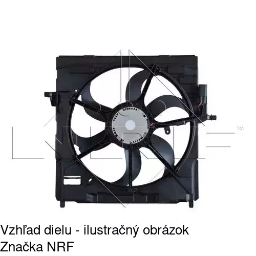 Ventilátory chladičov POLCAR 205123W4