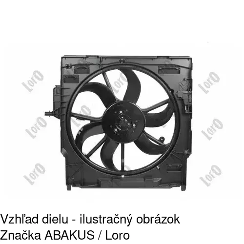 Ventilátory chladičov POLCAR 205123W4 - obr. 1