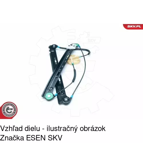 Mechanizmus sťahovania okna elektrický bez motora POLCAR 2055PSG1 - obr. 2