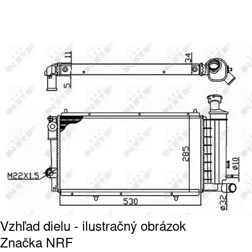 Chladiče vody POLCAR 2390086X - obr. 1