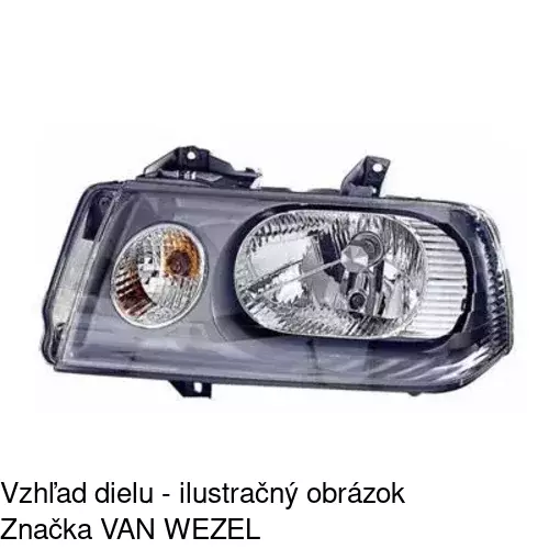 Hlavný reflektor POLCAR 239609-V - obr. 4