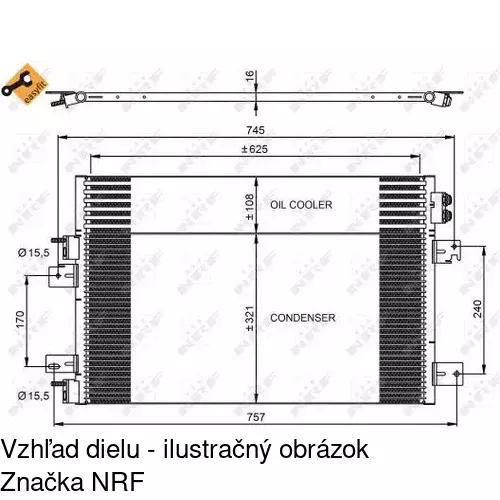 Chladiče klimatizácie POLCAR 2413K8C1