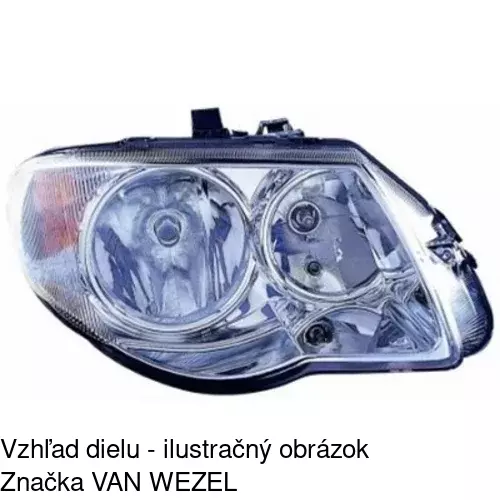 Hlavný reflektor POLCAR 2421101E - obr. 2