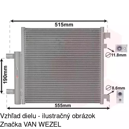 Chladiče klimatizácie POLCAR 2502K8C1S - obr. 2