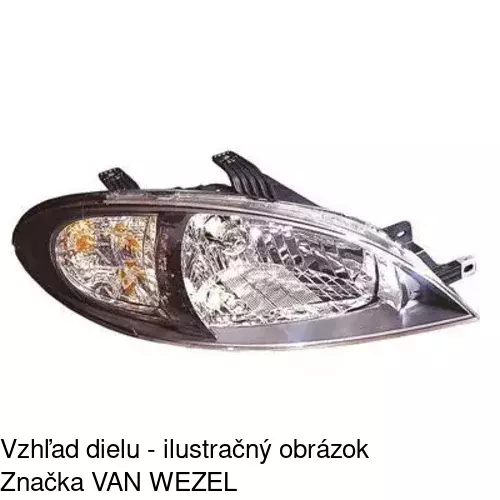 Hlavný reflektor POLCAR 250510-E - obr. 2