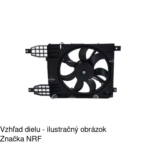 Ventilátory chladičov POLCAR 251523W1