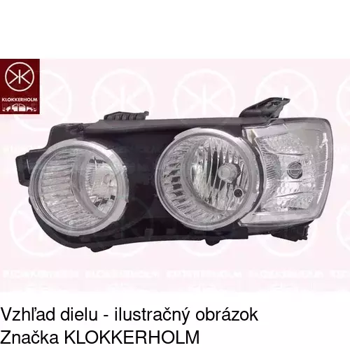 Hlavný reflektor POLCAR 25B110-E - obr. 1