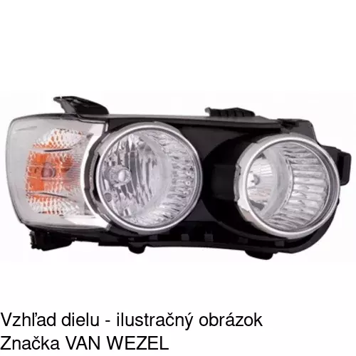 Hlavný reflektor POLCAR 25B110-E - obr. 3